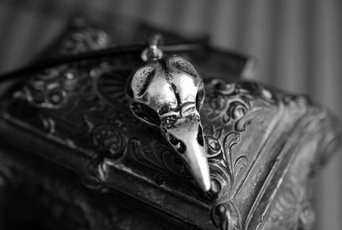 dollysgothworld:  Bird Skull necklace Bellatrix  