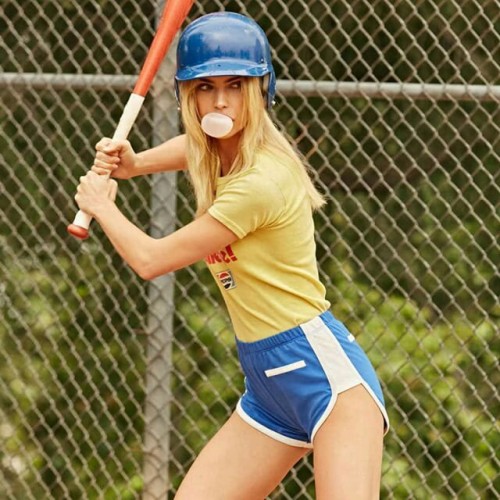 The Coach always gave “Dizzy” lots of batting practice even though she rarely if ever hi