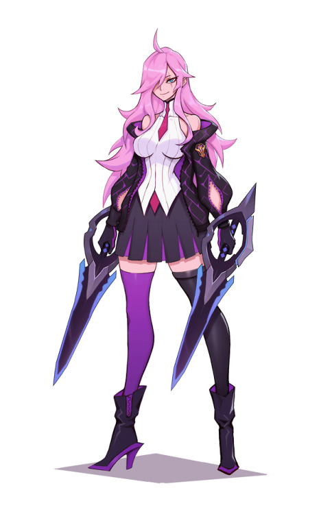 Battle academia skins are live! Here’s the concept art for katarina :)