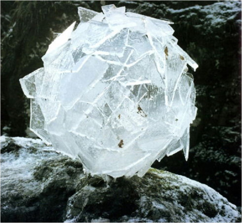 conflictingheart:Andy Goldsworthy,meditative ice sculpturesAn artist who makes “earthworks”, he coll