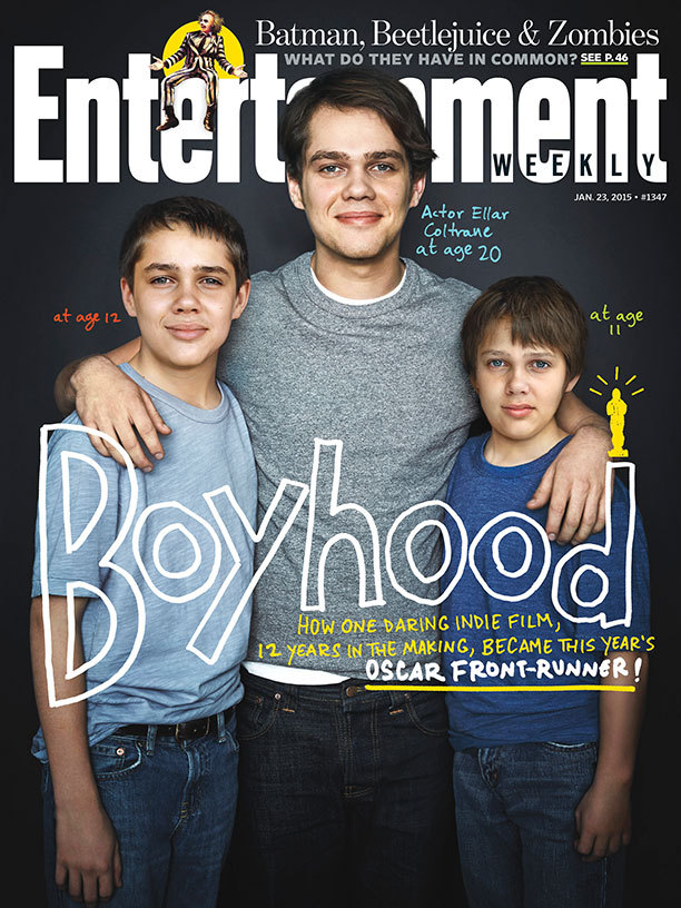 Inside Boyhood’s 12-year climb to Oscar frontrunner.
Photo credit: Richard Phibbs for EW.