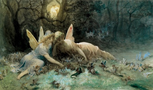 oldchildrensbooks:Les Fées / The Fairies.1873.Gustave Doré