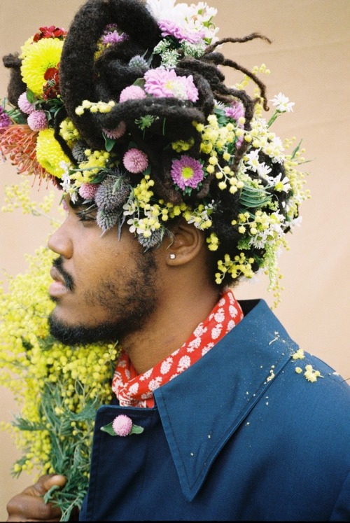 themanwholovedflowers:  “One Hundred Flowers” - Shot on Kodak Portra 400 by Brandon Stanciell  // Modeled by Matthew Cowen Styled & Assisted by Nicholas Larsen and Logan DeLaney