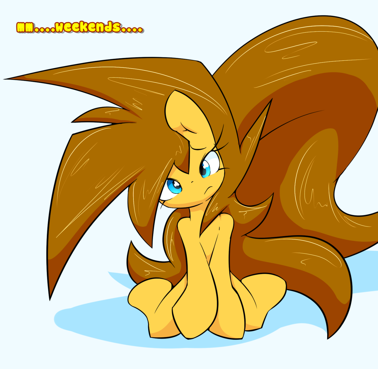 isle-of-forgotten-dreams:  Poop on you weekend. &lt;/3  x3 D'aww, poor Sera Sera~