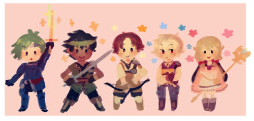 heroes and echoes doodles