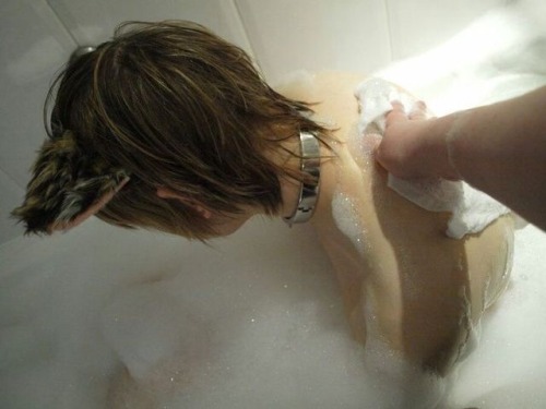 theirkitten:A dom washing me is like a super adult photos