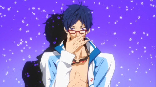 midnight-pursona: Rei from Free Make-Up Test I love this man so much. Funny while watching free, bef