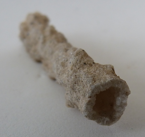 rockon-ro: FULGURITE from Morocco. A fulgurite is a hollow, tubular piece of fused sand caused by a 
