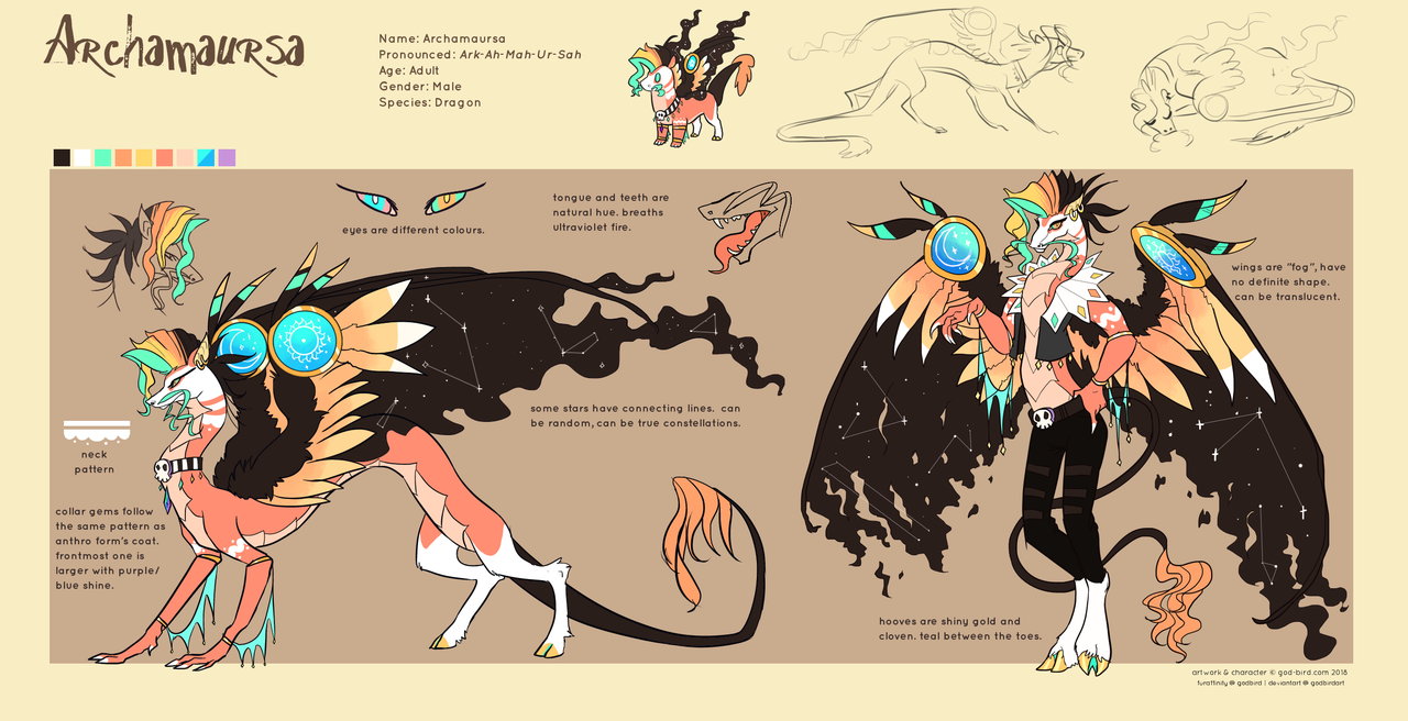 frigidloki: ☆ [ Archamaursa - 2018 Ref ] ☆ Commissions ☆ Twitter ☆ Patreon