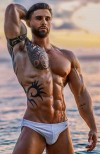 zensasian:Lean shredded beach stud 🤤🤤🤤🤤