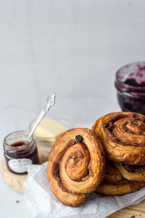 Cinnamon-Raisin Danish Swirls