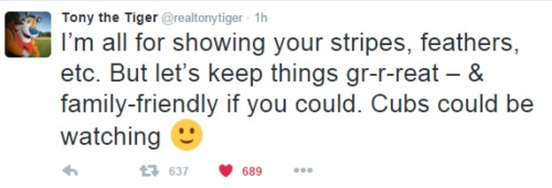 kingjoy:  the-cringe-channel:  Poor Tony the Tiger has been through so much, won’t the furries ever leave him alone?  the fact that Kellogg’s had to publicly acknowledge this filth lmao 
