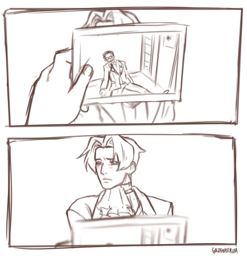 zukoromantic:golden-astrum:when u try to present the picture of miles’ dead father to him in turnabout goodbyes @sandyferal 