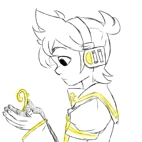 eona-art:  a bunch of Act 1 Len (and others) twitter doodles 