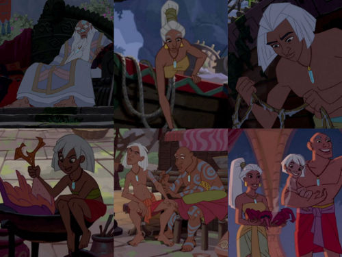 youwillbeinmyheartdisney:Atlantis: The Lost Empire charactersAtlanteans