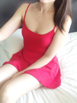jessicaspanties:  新年快乐!Like my first day outfit? Super huat right? Reblog if you wanna see more naughtier photos which I will secretly try to snap throughout the day while I “bai nian” at relative’s house and etc LOLGuess what am I wearing