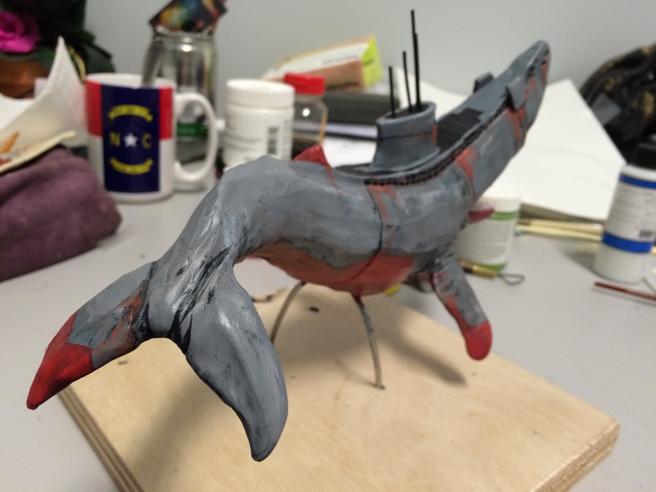 pythosart:  Sculpture for one of my classes. This is the same project these drawings