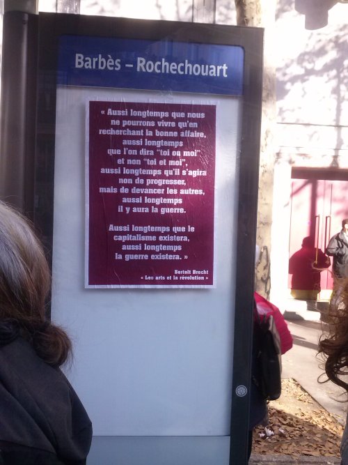 Vu à la Manif contre le racisme, le 29-10