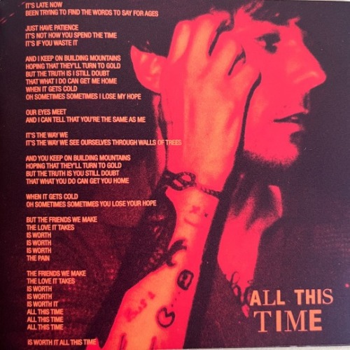 FAITH IN THE FUTURE; LYRIC BOOKLET