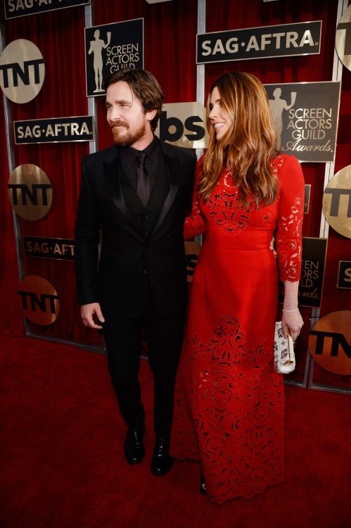 christianbalenews:  Christian Bale attends The 22nd Annual Screen Actors Guild Awards at The Shrine 