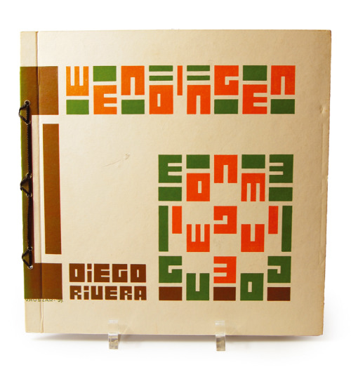 Vilmos Huszár, cover design for the dutch magazine Wendingen. This issue features the works of Diego