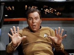 ykoriana:Every single reaction .gif you ever needed, courtesy of William Shatner.