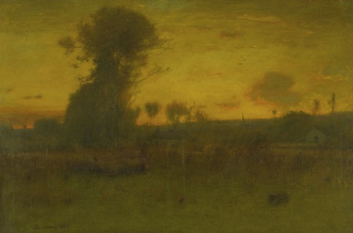 George Inness (1825–1894, United States)Nocturnes and twilightsInness was an American landscape pain