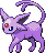 pixel drawing of the pokemon espeon