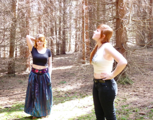 silversouledcat:vampireapologist:vampireapologist:good times in the woods with Brie (っ˘ω˘&sigm