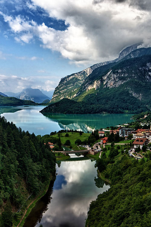 plasmatics-life:  Lake Molveno - Dolomites by Giuseppe Calabrese | (Website) 