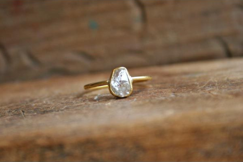 Sarah Perlis Jewelry + Rough Diamond Ring