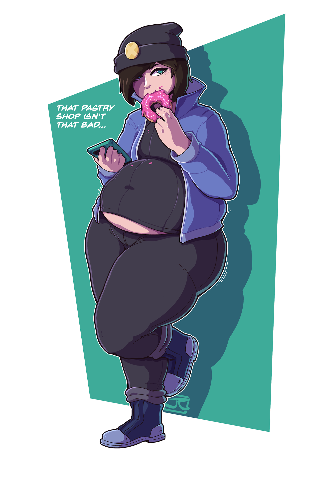 krimxonrage:  “Weight gain waiting game” commission for anonymous!—20170813,