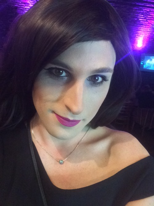 lucyeleanorhart: Here is a selfie I took from a very very impromptu night out last weekend with a sm