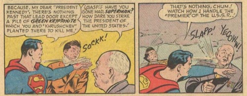 thefingerfuckingfemalefury:queer-trans-amazon:thefingerfuckingfemalefury:funnypages:Superman slapped