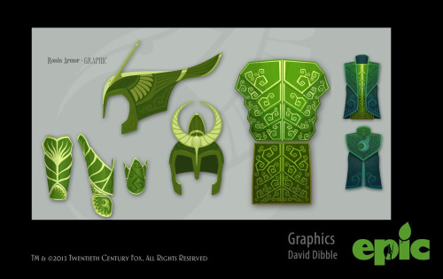 Epic colour keys and graphic designs by David Dibble.