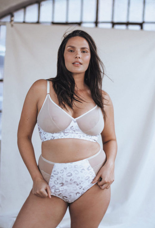 thelingerieaddict:Pretty Plus: Candice Huffine x Fortnight Lingerie Collaboration