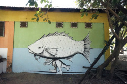 exhibition-ism:  RUN street artist in Senegal