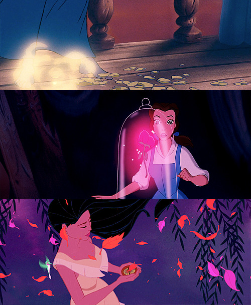 allthecolorsofdisney:  disney princesses + objects 