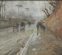 Attilio Pratella, Napoli (oil on canvas)