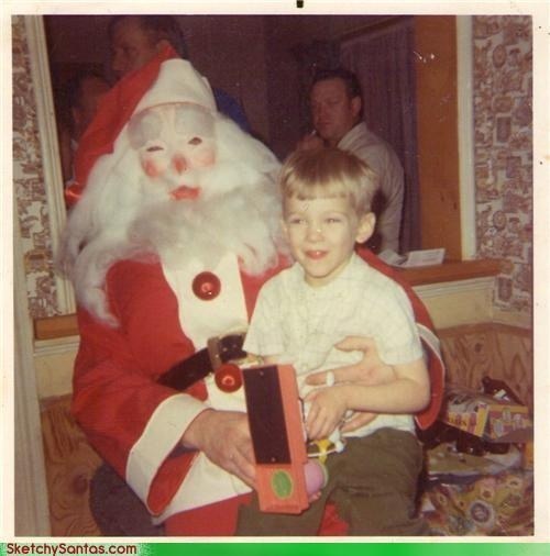 horroroftruant:  Creepy Santa Photos Part III Part I | Part II