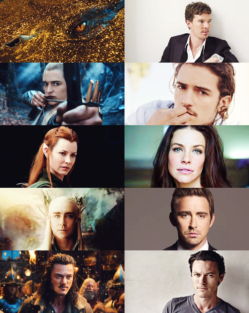 nightlyallaround:  the cast of THE HOBBIT 