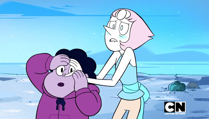 airbenderedacted:  How has no one made a compilation of all the times Pearl blushes