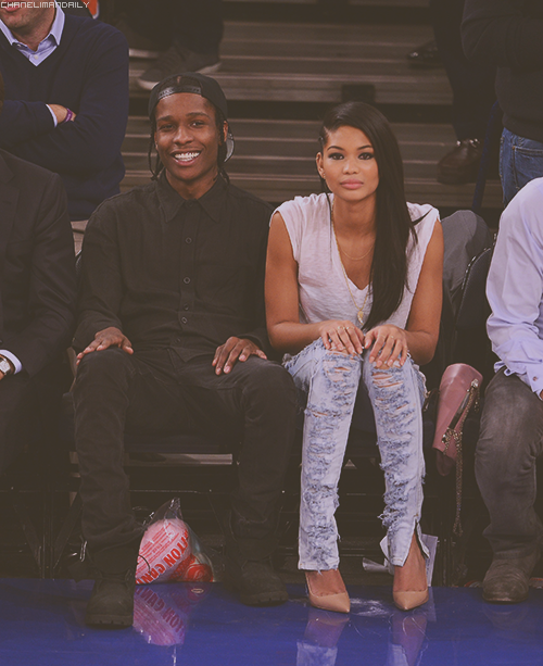 hellyeahchaneliman:  Chanel Iman and A$AP adult photos