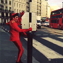 asheerio:All because you weren’t shellfish and donated to Comic Relief, Nick is dancing in a crab ou