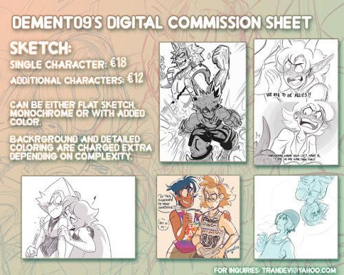 dement09: >TRADITIONAL COMMISSIONS INFO< If you can’t afford a commission but you still want to support me you can buy me a coffee at Ko-Fi.com ^^  Last time opening commissions for a while guys! 5 slots available only!