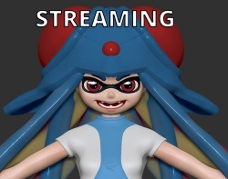 floreum:  Streaming some Splatoon fanarts!