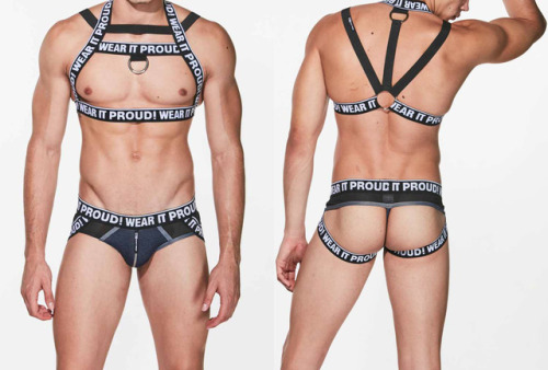 cinemagaygifs:Fernando Skinner for STUD wear it proud! new collection. (X)