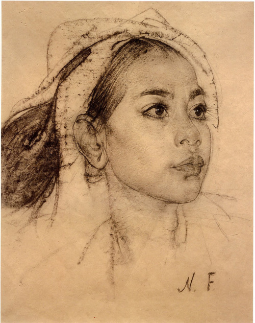 Young Balinese Woman, Nicolai Fechin 