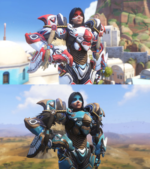 cutetokii: at first i thought this was pharah and a possible boyfriend or husband. but, blizzard has