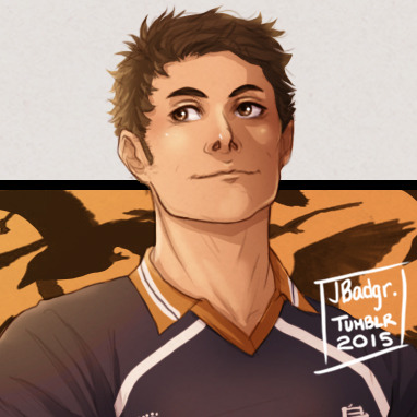 jbadgr:  Haikyuu!! Series: #5 Suga and Daichi Artist: JBadgr___________________________The next grouping in my HQ series: Momma and Poppa Kurasuno! I fell in love with Daichi even more after Ch. 149— that widdle muffin~~Tanaka and his big sis next?